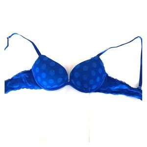 Aerie Emma Push Up Bra (Blue) 32B